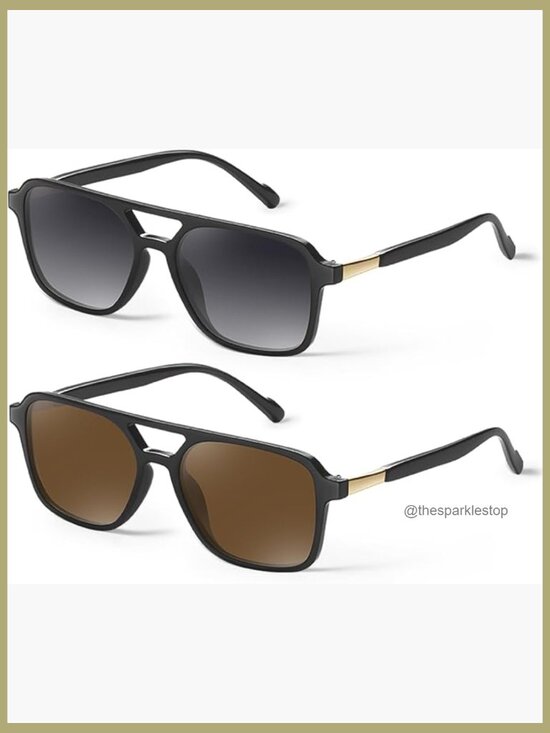 Retro Aviator Sunglasses with TAC Lenses UV400 Protection main image 6